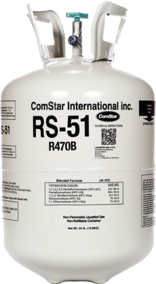 Refrigerant RS-51 R470B cylinder